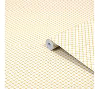 Laura Ashley Wickerwork Ochre Motif Smooth Wallpaper