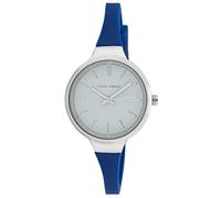 Laura Ashley Women's 34mm Clear Reader Silicon Strap Watch (LA2063) (Blue)