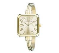 Laura Ashley Women's Gold Stainless Steel Skinny Bangle Square Watch (LA31024YG)