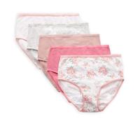 Laura Ashley Women's High Waist Cotton Briefs - Pack of 5