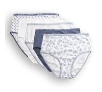 Laura Ashley Women's High Waist Cotton Briefs - Pack of 5