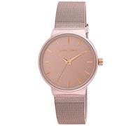 Laura Ashley Women's Minimalist Mesh Band 35mm Watch (Pink)