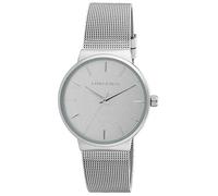 Laura Ashley Women's Minimalist Mesh Band 35mm Watch, Silver