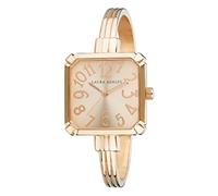 Laura Ashley Women's Rose Gold Stainless Steel Skinny Bangle Square Watch (LA31024RG)