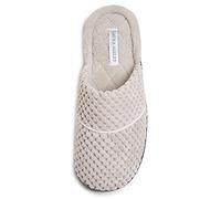 Laura Ashley Women's Spa Slip-On Rugged Scuff Slippers | Non-Slip House Slippers with Cushioned Insole for Ladies