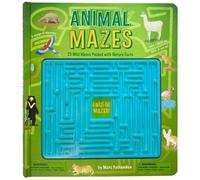 Laura Baker Animal Mazes Hardback Book Laura Baker Multicolor