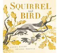 Laura Baker Squirrel & Bird Hardback Book in White Laura Baker White