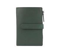 Laura Biagiotti Genuine Leather Slim Wallet for Men and Women with Gift Box, green, Modern