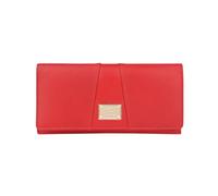Laura Biagiotti Ladies Genuine Leather Wallet Spacious with Gift Box, red