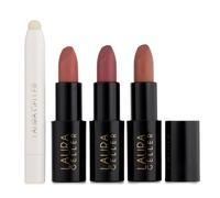 Laura Geller 4 Piece Classic Matte Lipstick & Nourishing Lip Balm