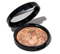 LAURA GELLER Baked Balance-n-Glow Illuminating Powder Foundation (Deep) Buildable Sheer to Light Coverage Baked Foundation, Satin Finish