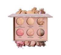 LAURA GELLER Baked Icons Complete Full Face Palette, Light | All-in-One Makeup Palette with Baked Foundations, Blush, Bronzer, Highlighter, Eyeshadows | Coverage for Mature Skin | Travel-Friendly