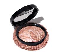 LAURA GELLER Baked to Go Bronze-n-Brighten Bronzing Powder (Fair) Travel Size Face Bronzer Powder for a Natural, Sun-Kissed Glow