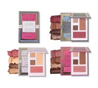 Laura Geller Beauty Glam On the Go Eyeshadow & Blush Palettes - Each Set Includes Three Palettes - Ready for Gifting