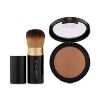 Laura Geller Double Take Bronzer with Kabuki Brush DEEP