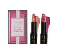 LAURA GELLER Italian Marble Sheer Lipstick - Hydrating & Lightweight - Vitamin E & Caster Seed Oil - Cream Finish (08 Berry Banana & Rose Macaron)