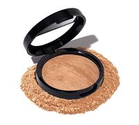 LAURA GELLER NEW YORK Award-Winning Baked Balance-n-Brighten Color Correcting Powder Foundation - Golden Medium - Buildable Light to Medium Coverage - Demi-Matte Natural Finish