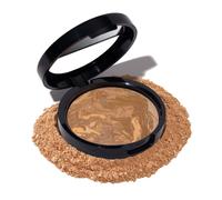 LAURA GELLER NEW YORK Award-Winning Baked Balance-n-Brighten Color Correcting Powder Foundation - Sand - Buildable Light to Medium Coverage -