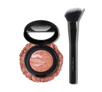 LAURA GELLER NEW YORK Baked Blush-n-Brighten Marbleized Blush - Pink Grapefruit & Angeled Blush Brush 2pc Set