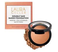 LAURA GELLER NEW YORK Baked Double Take Powder Foundation - Sand - Buildable Medium to Full Coverage - Matte Finish