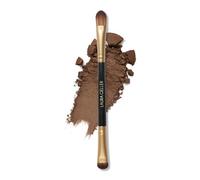 LAURA GELLER NEW YORK Dual-Ended Eyeshadow Brush - Domed Shader & Blending Brush for Baked and Pressed Eyeshadow Application - All Over Eye Makeup Brush
