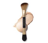 LAURA GELLER NEW YORK Dual-Ended Highlighter Brush - Multipurpose Makeup Brush for Highlighter Blush Bronzer and More - Includes Dual-Fiber Veg