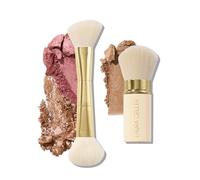 LAURA GELLER NEW YORK Face it All 2pc Brush Set - Retractable Airbrush Kabuki + Dual-Ended Blush Bronzer Brush