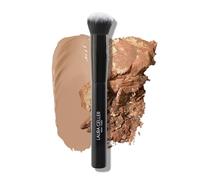 LAURA GELLER NEW YORK Foundation Makeup Brush with Wooden Handle in Midnight Black - Works with Foundation, Concealer, Blush - For Applying and Blending Liquid, Cream or Powder Makeup