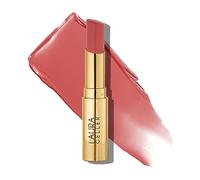 LAURA GELLER NEW YORK Jelly Balm Moisturising Tinted Lip Balm (Just Peachy) With Hydrating Vitamin E, Semi-Shine Finish With Juicy Lip-Stick Colour, Coloured Lip Balm For Smooth & Glossier Lips