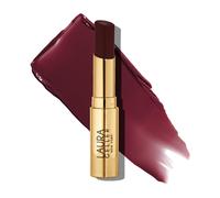 LAURA GELLER NEW YORK Jelly Balm Moisturizing Tinted Lip Color Very Black Cherry Hydrating Vitamin E SemiShine Finish
