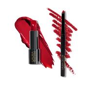 LAURA GELLER NEW YORK Modern Classic Duo - Lipstick + Lip Liner - Ultra-Rich Color - Luxurious and Lightweight - Cream Finish (02 Mauve Majesty Lipst