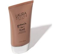 Laura Geller New York Quench-N-Tint Hydrating Foundation Deep | Hyaluronic Acid, Lightweight Sheer-to-Coverage | No-Makeup Look | HJ8U