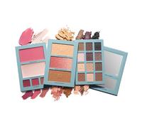 LAURA GELLER NEW YORK RSVP-Ready Big Night Out Full Face Travel Makeup Palette - All-in-One Set includes Eyeshadows, Eye Liners, Blush, Bronzer, Highlighter, Setting Powder, and Lip Creams