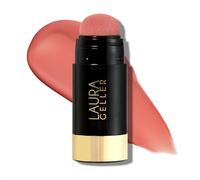 LAURA GELLER NEW YORK Serum Blush Tint, Lightweight Liquid Blush for Cheeks Weightless Watercolor Sheer Finish (08 Casual Coral)