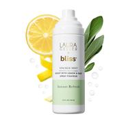 LAURA GELLER NEW YORK x Bliss Spackle Mist Boost with Lemon & Sage - Long-Lasting Dewy Skin Makeup Setting Spray - Brighten and Soothe Dull Skin