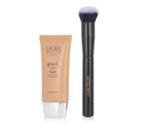 LAURA GELLER Quench-n-Tint Hydrating Tinted Moisturizer - Sheer to Light Buildable Coverage - Natural Glow Finish - Lightweight Formula with Hyaluronic Acid (00 Porcelain/Fair)