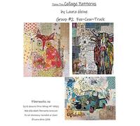 Laura Heine Teeny Tiny Collage Quilt Pattern Group 2 - Fox, Cow, Truck by