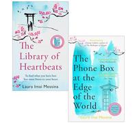 Laura Imai Messina Collection 2 Books Set (The Library of Heartbeats [Hardcover] & The Phone Box at the Edge of the World)