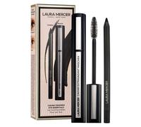 Laura Mercier Caviar Cravings Eye Essentials Caviar Tightline Eyeliner and Extravagant Mascara: Long Lasting Color 3X Curl and Lift Smudge- & Tran