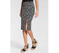 Laura Scott Elasticated Waist Midi Skirt Black
