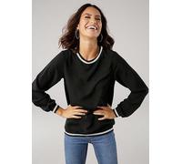 Laura Scott Long Sleeve Blouse Black