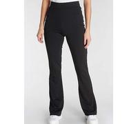 Laura Scott Milano Rib Bootcut Trousers Black