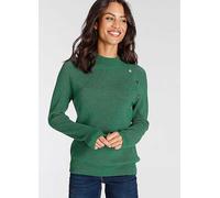 Laura Scott Round Neck Knitted Jumper Green