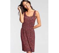 Laura Scott Round Neck Summer-Dress Red