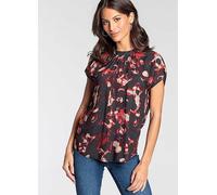 Laura Scott Short Sleeve Blouse Black