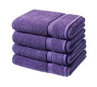 Laura Secret Home PACK BATH SHEETS 100% COTTON QUALITY BATH TOWELS LARGE SUPER SOFT SHEETS (Aubergine)