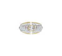 Laura Vann Chloe 18kt Gold-vermeil Ring - Silver - L