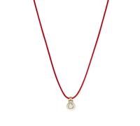 Laura Vann Felicity 18kt Gold-plated Cord Necklace - Red - One Size