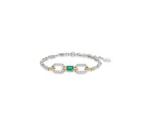 Laura Vann Thalia Crystal-embellished Bracelet - Silver - One Size