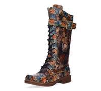 Laura Vita Anitao 21 Women's Multi Coloured Floral Leather Boots